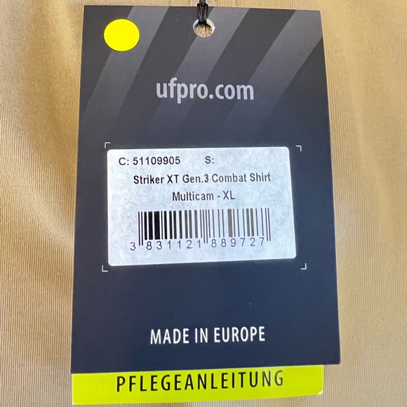 UF PRO Striker XT Gen 3 Combat Top in Multicam
XL NWT - Picture 4 of 4